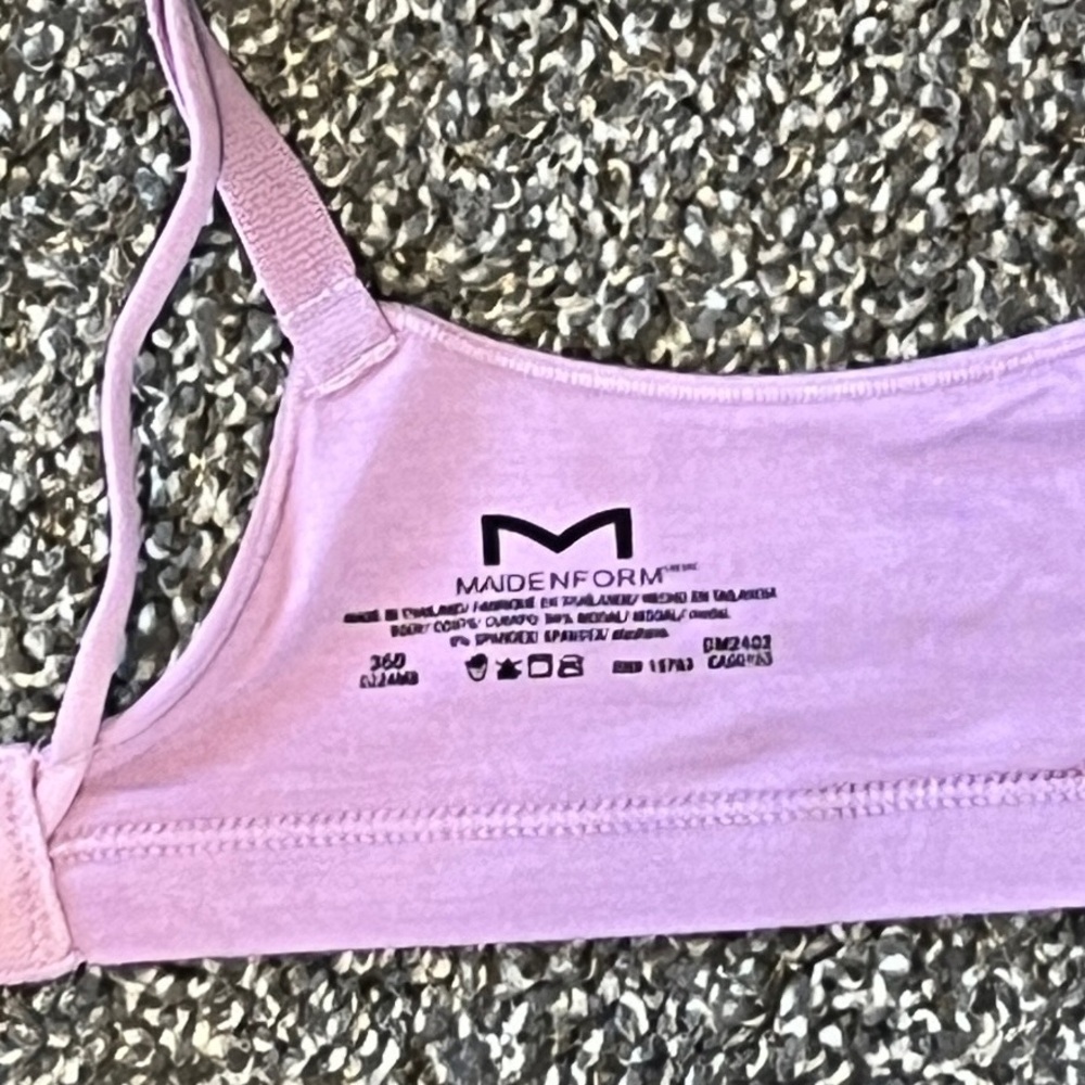 Maidenform Light Purple Wireless Bra Size 36B - Picture 5 of 6